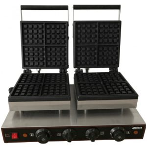 ВАФЕЛЬНИЦА ДЛЯ БЕЛЬГИЙСКИХ ВАФЕЛЬ AIRHOT WE-1BD ДВОЙНАЯ (D3236)