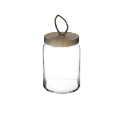 БАНКА с крышкой бамбук 860мл Вуди [43583/b]