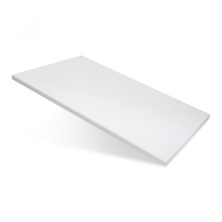 ДОСКА РАЗДЕЛОЧНАЯ 530х325х18 белая пластик