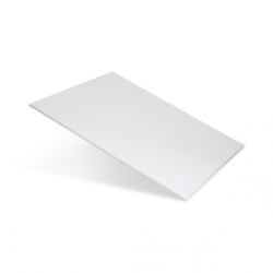 ДОСКА РАЗДЕЛОЧНАЯ 350х260х8 белая пластик