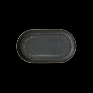 БЛЮДО овальное 9,5" 240х135мм, серый "Corone Urbano" [11011cem]