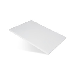 ДОСКА РАЗДЕЛОЧНАЯ 400х300х12 белая пластик