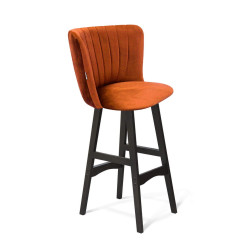 Стул барный «SHT-ST36-1/S65» с мягким сиденьем (деревянный каркас)