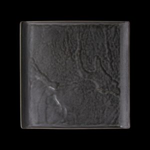 БЛЮДО квадратное с бортами 10,7" 275х275мм, серый "Corone Urbano" [10968cem]