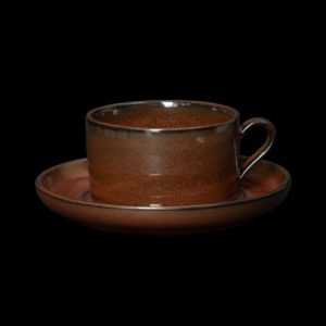 ЧАЙНАЯ ПАРА 320мл, красный "Corone Carmen" [HD012577/HD012578]