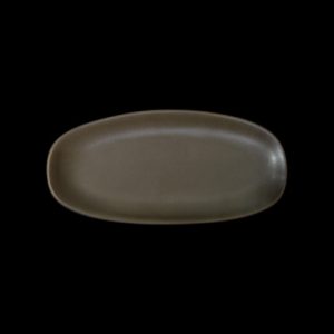 БЛЮДО овальное 9" 235х110мм, серый "Corone Luminare" [HS027516]