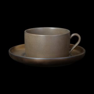 ЧАЙНАЯ ПАРА 320мл, медный/серый "Corone Luminare" [HS027536/HS027537]