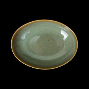 БЛЮДО овальное 8,5" 220х165мм, зеленый "Corone Primavera" [HS167081]