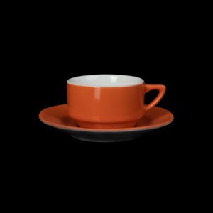 КОФЕЙНАЯ ПАРА 100мл, оранжевый "Corone Gusto" [7919/7920]