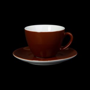 ЧАЙНАЯ ПАРА 200мл, коричневый "Corone Gusto" [4613/4615]