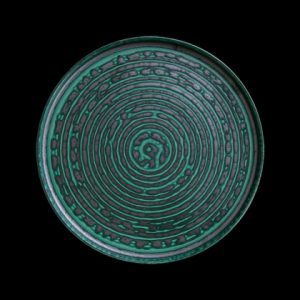 ТАРЕЛКА с бортом 10'' 260мм, зеленый [004566-7]