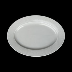 БЛЮДО овальное 10" 255х180мм, голубой "Corone Rosenthal" [XSY3801]