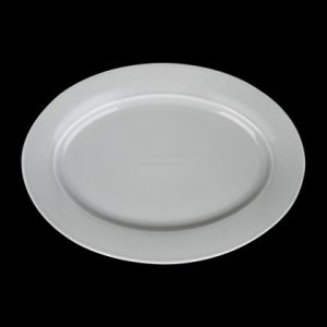 БЛЮДО овальное 14" 360х255мм, голубой "Corone Rosenthal" [XSY3803]