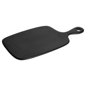 БЛЮДО для подачи 10,6" 270х185х13мм, с ручкой черный "Corone Bushido" [24068]