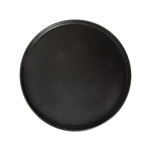 ТАРЕЛКА мелкая с бортом 10" 260мм, черный "Corone Bushido" [24091]