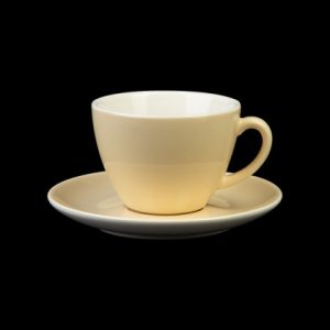 ЧАЙНАЯ ПАРА 200мл, кремовый "Corone Gusto" [4613/4615]