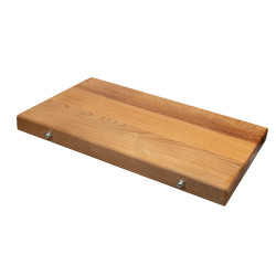 ДОСКА РАЗДЕЛОЧНАЯ 700х300х40 бук с желез.стяжками парафиновое покрытие