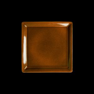 ТАРЕЛКА квадратная с бортами 9'' 220мм, оранжевый "Corone Cocorita" [XSY2255]
