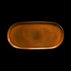 БЛЮДО овальное 16" 410х205мм, оранжевый "Corone Cocorita" [XSY3740]