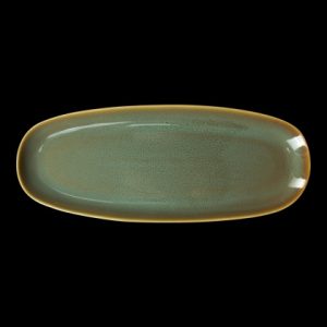 БЛЮДО фигурное 14" 357х135мм, зеленый "Corone Primavera" [HS600114]