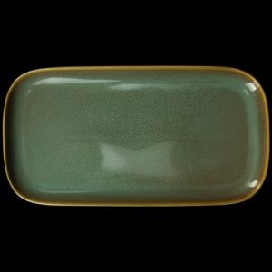 БЛЮДО прямоугольное 14'' 347х180мм, зеленый "Corone Primavera" [HS600130]