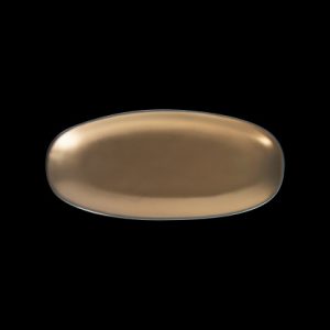 БЛЮДО овальное 9" 220х110мм, медный "Corone Luminare" [HS207514]