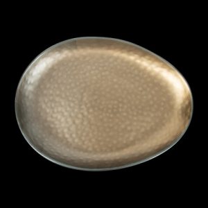 ТАРЕЛКА овальная 10,5" 275х205мм, медный "Corone Luminare" [HS205728]