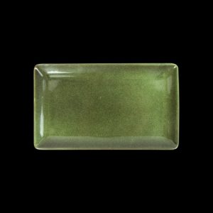 БЛЮДО прямоугольное 11" 280х166х24мм, зеленый "Corone Cocorita" [XSY2176]
