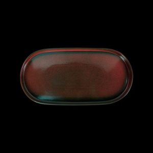 БЛЮДО овальное 14" 360х180мм, красный "Corone Cocorita" [TTSY1306]