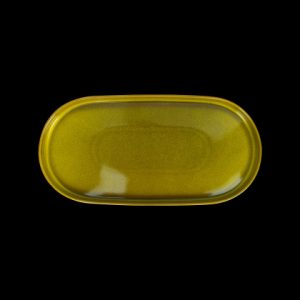 БЛЮДО овальное 14" 360х180мм, желтый "Corone Cocorita" [TTSY1315]