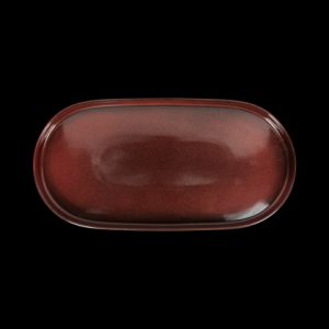 БЛЮДО овальное 16" 410х205мм, красный "Corone Cocorita" [TTSY1307]
