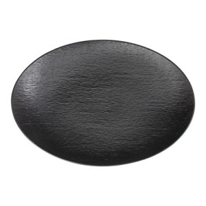 БЛЮДО овальное 14'' 360х255мм, черный "Corone Grafica" [XSY3944]