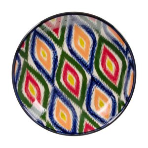 Тарелка ляган, керамика "Атлас", 25 см, разноцветная [7003765]