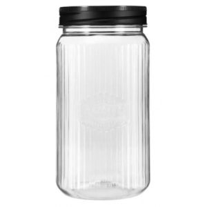 БАНКА для сып. продуктов 1,3л с крышкой квадратная ПП [440200313]