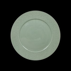 ТАРЕЛКА мелкая с бортами 11" 280мм, зеленый "Corone Nori" [LQ-QK15289-GRE]