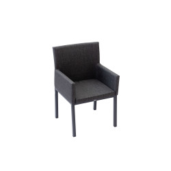 Кресло садовое «Аликанте» с подушкой (алюминиевый каркас)