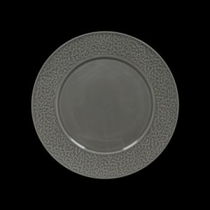 ТАРЕЛКА мелкая с бортами 11" 280мм, серый "Corone Nori" [LQ-QK15289-GRY]