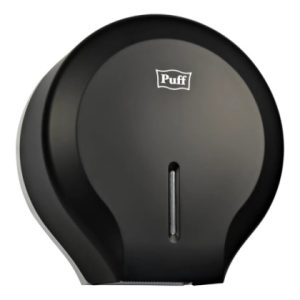 Диспенсер туалетной бумаги Рuff-7130Bl, черный, с замком, ABS-пластик (1402.007)