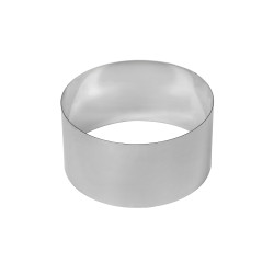 ФОРМА для выпечки/выкладки КРУГЛАЯ d=18см h=9см нерж.Luxstahl