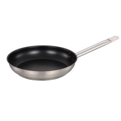 СКОВОРОДА d=20 см. h=5 см. 1,2 л. нерж. с антиприг. покрыт.[46638]