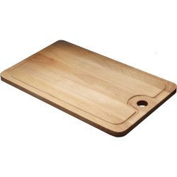 ДОСКА РАЗДЕЛОЧНАЯ С КАНАВКОЙ 390-400х250х15 бук промаслен.