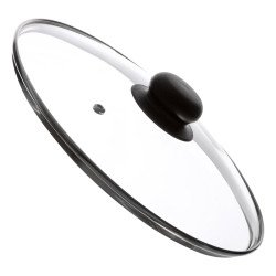 КРЫШКА с пароотводом d=22см стекло[GF22P]